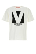 Valentino Garavani Logo-Print Cotton T-Shirt — White