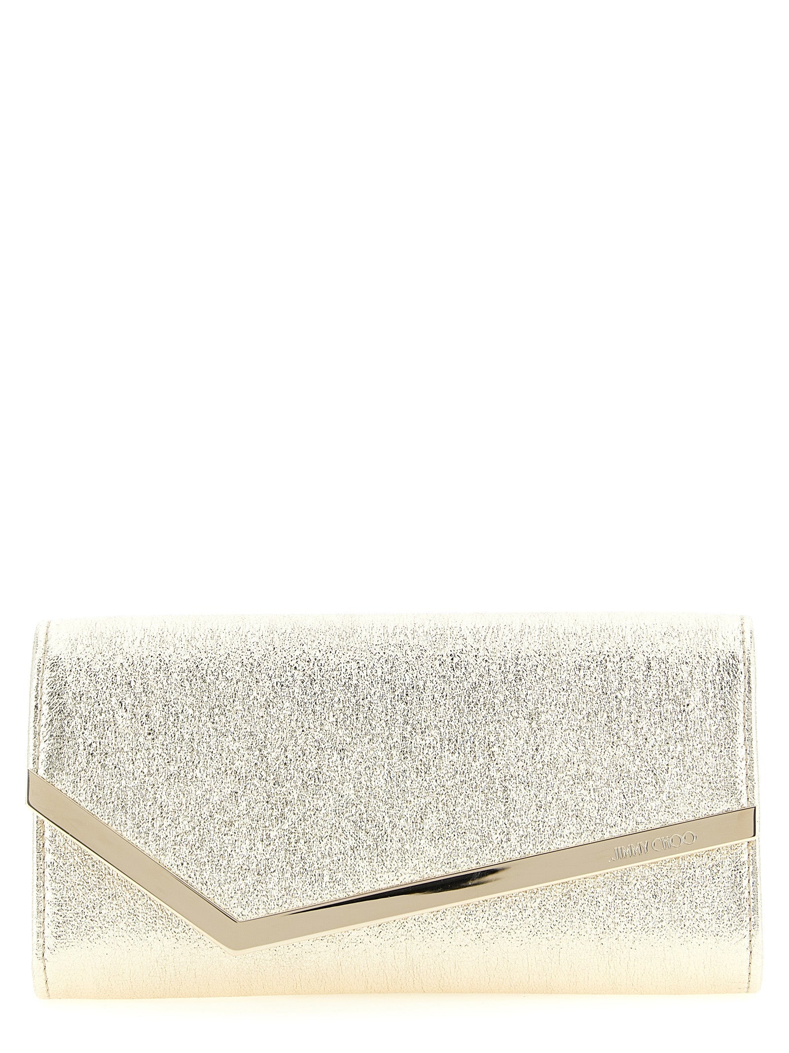 Jimmy Choo Emmie Clutch — Gold