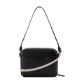 Courreges Naplack Leather Shoulder Bag — Black