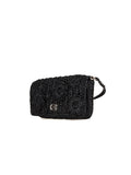 Miu Miu Quilted Lambskin Crossbody Bag — Black