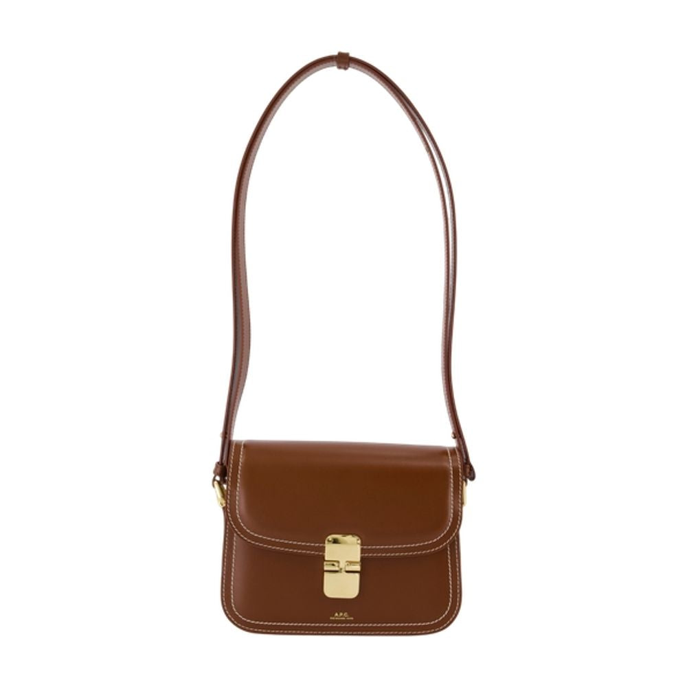 A.P.C. Grace Crossbody Bag — Brown