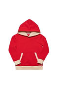Orlebar Brown Contrast Trim Cotton Hoodie — Red