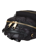 Moschino Quilted Nylon Backpack — Black