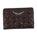 Zadig & Voltaire Quilted Calfskin Wallet — Brown