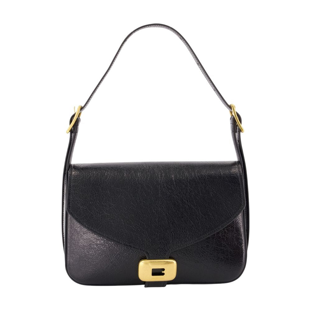 Balenciaga Clicca M Shoulder Bag — Black