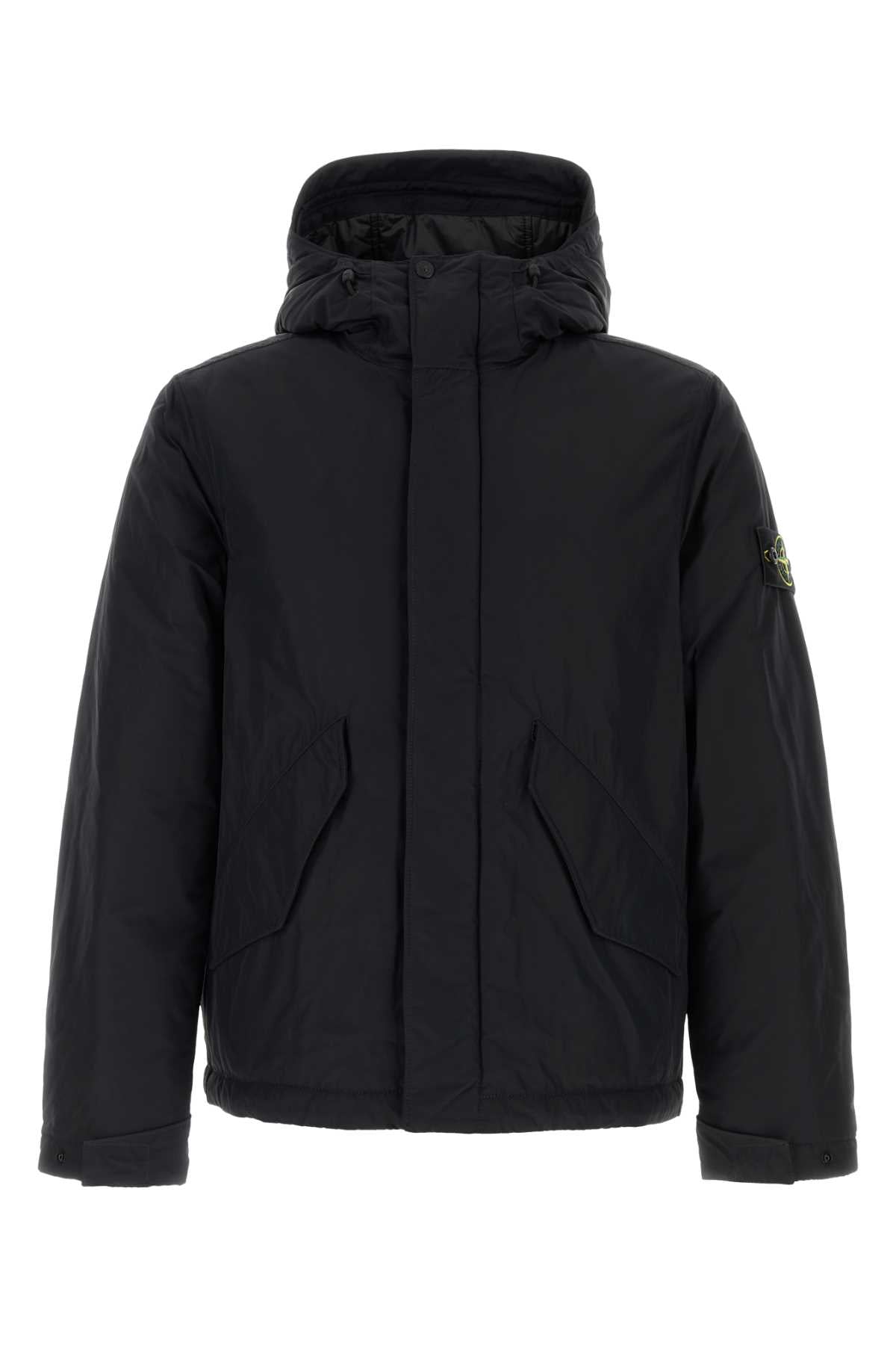 Stone Island Parka Down Jacket — Black