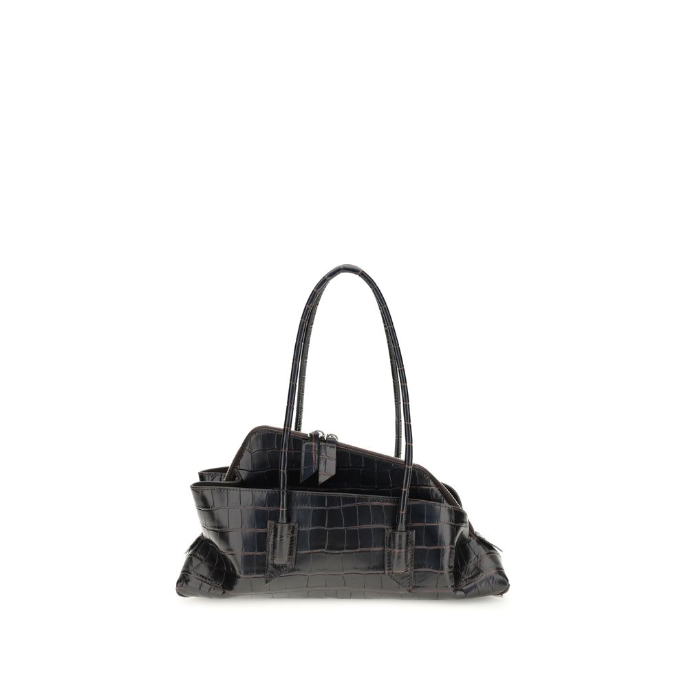 The Attico La Passeggiata Shoulder Bag — Black