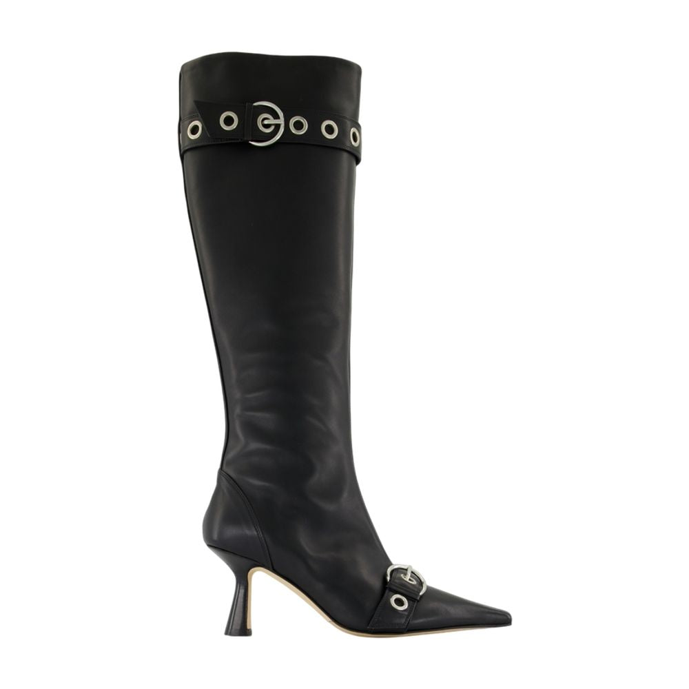 Aeyde Vivian Heel Boot — Black