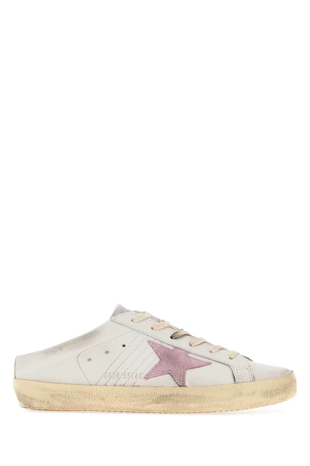 Golden Goose Deluxe Brand Super Star Sabot Sneaker — White