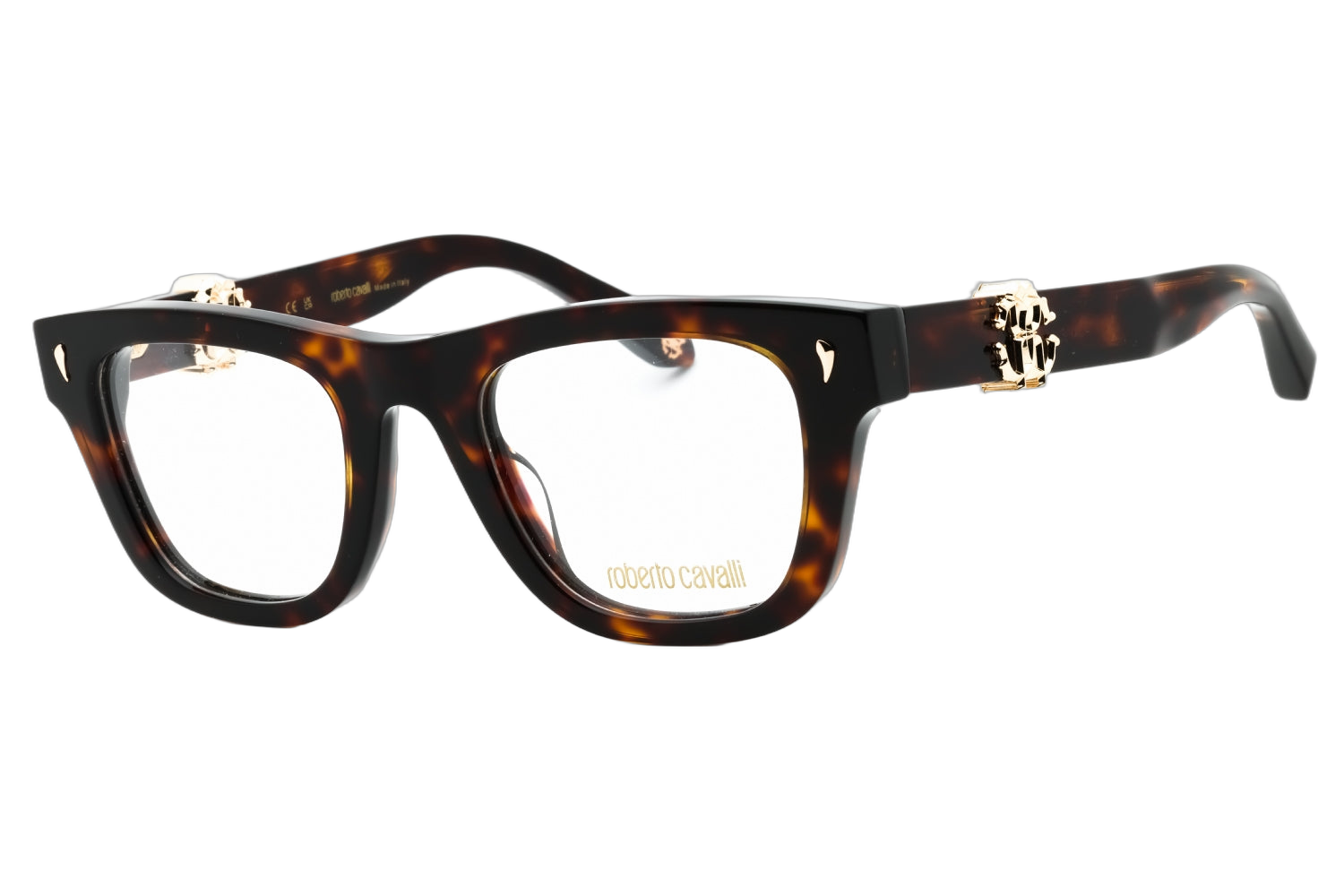 Roberto Cavalli VRC05201AY Tortoiseshell Acetate Eyeglasses — Brown