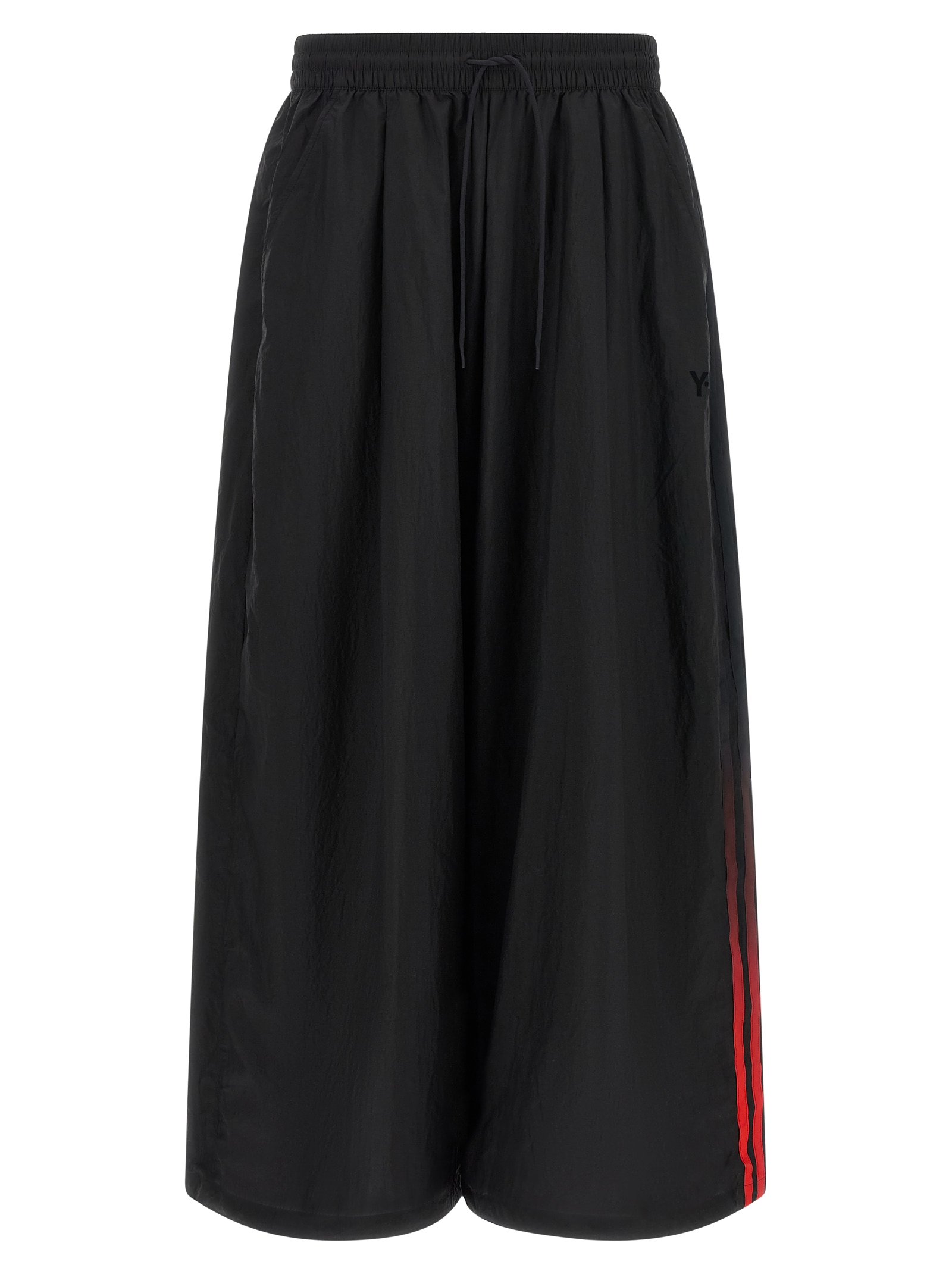 Y-3 Striped Technical Taffeta Joggers — Black