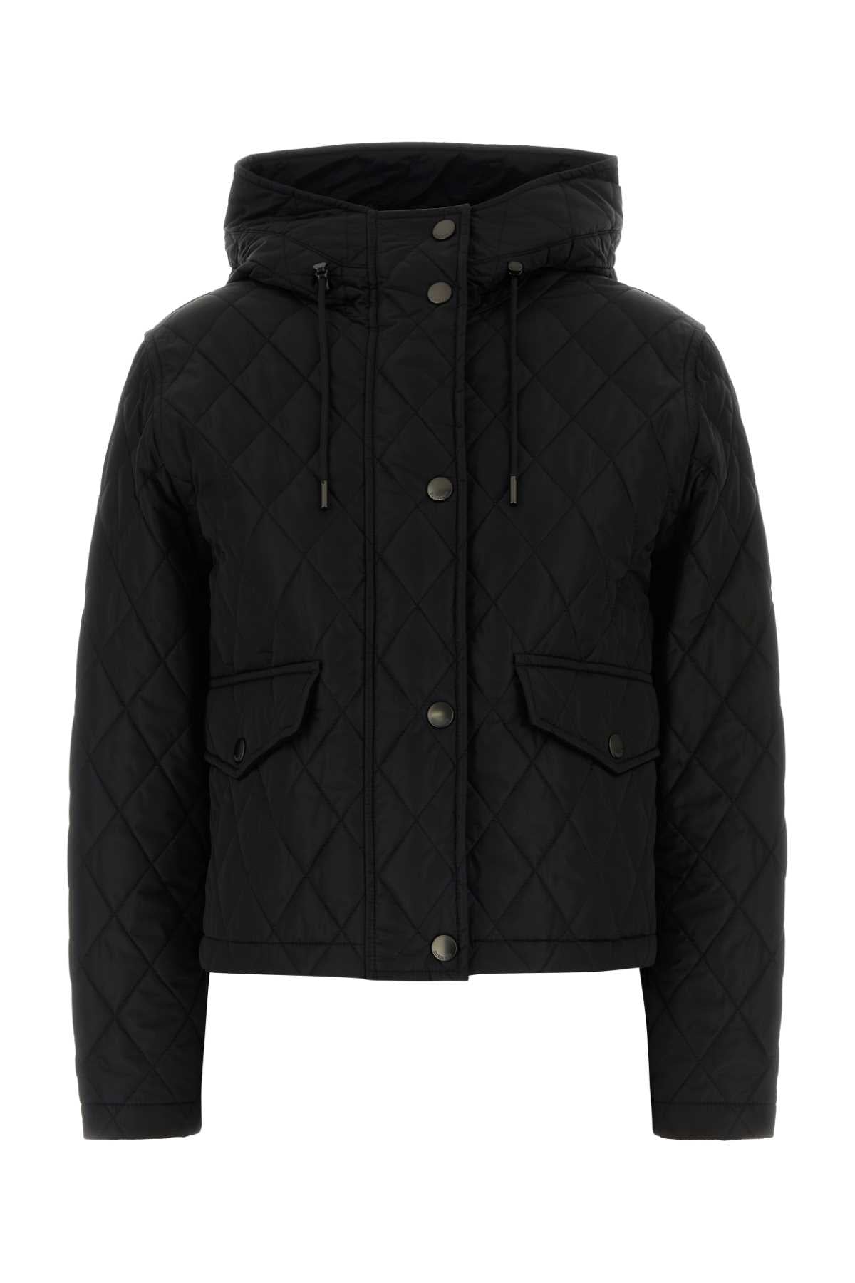 Burberry Quilted Nylon Down Jacket — Black