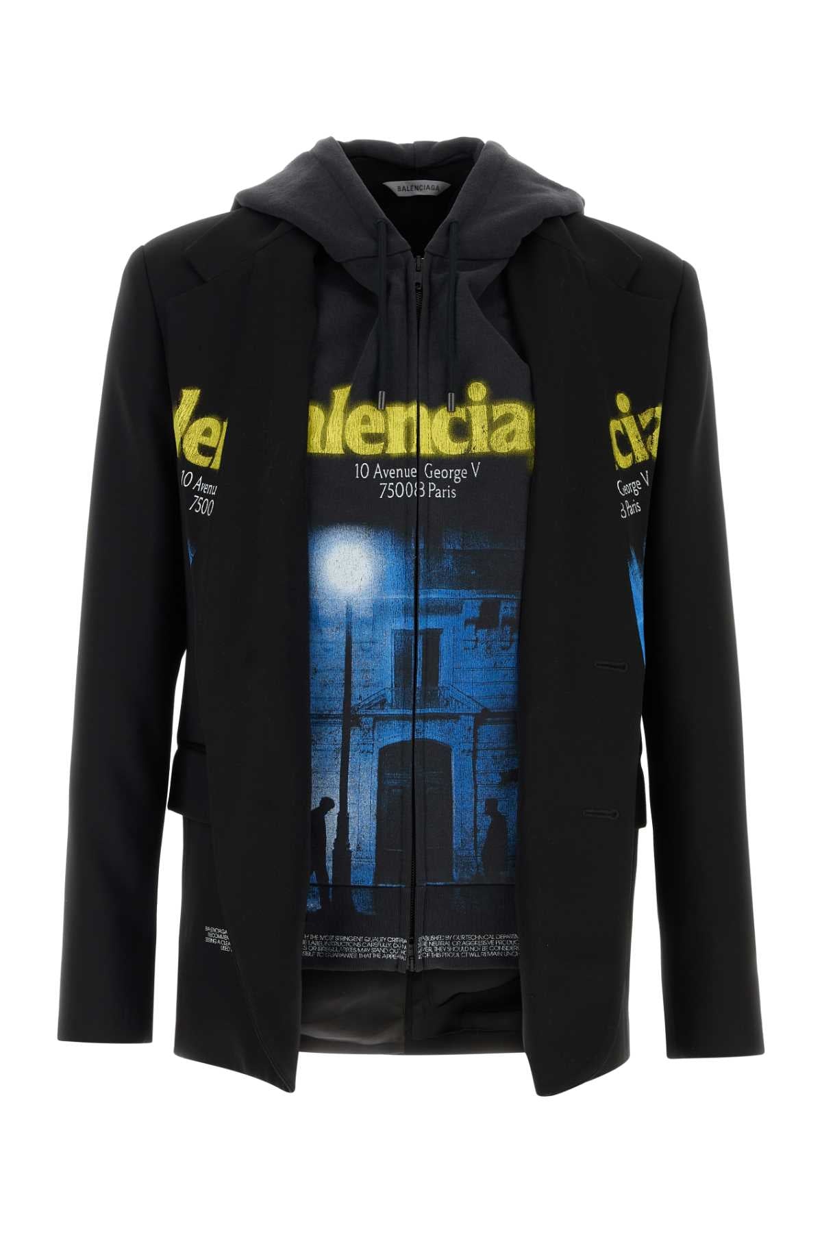 Balenciaga Normal Blazer — Black