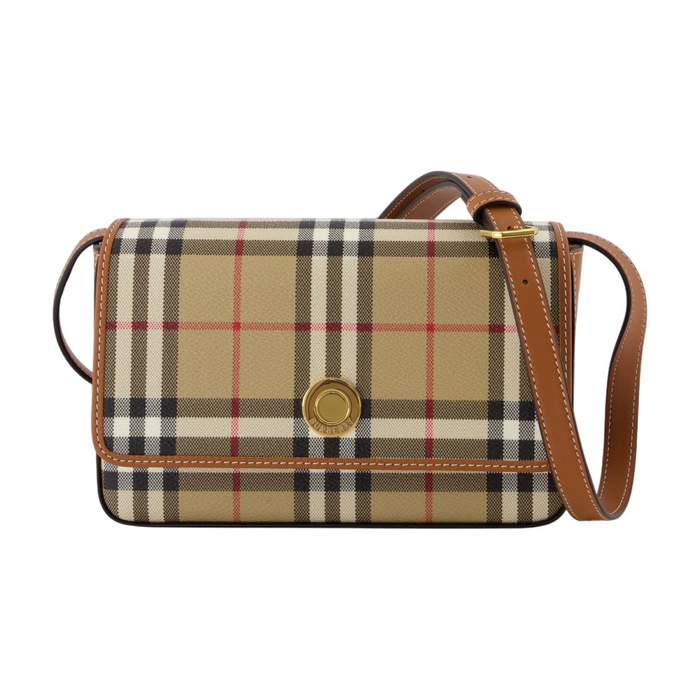 Burberry Hampshire Shoulder Bag — Beige