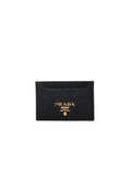 Prada Calfskin Card Case — Black