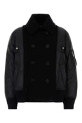 Sacai Blouson Jacket — Black