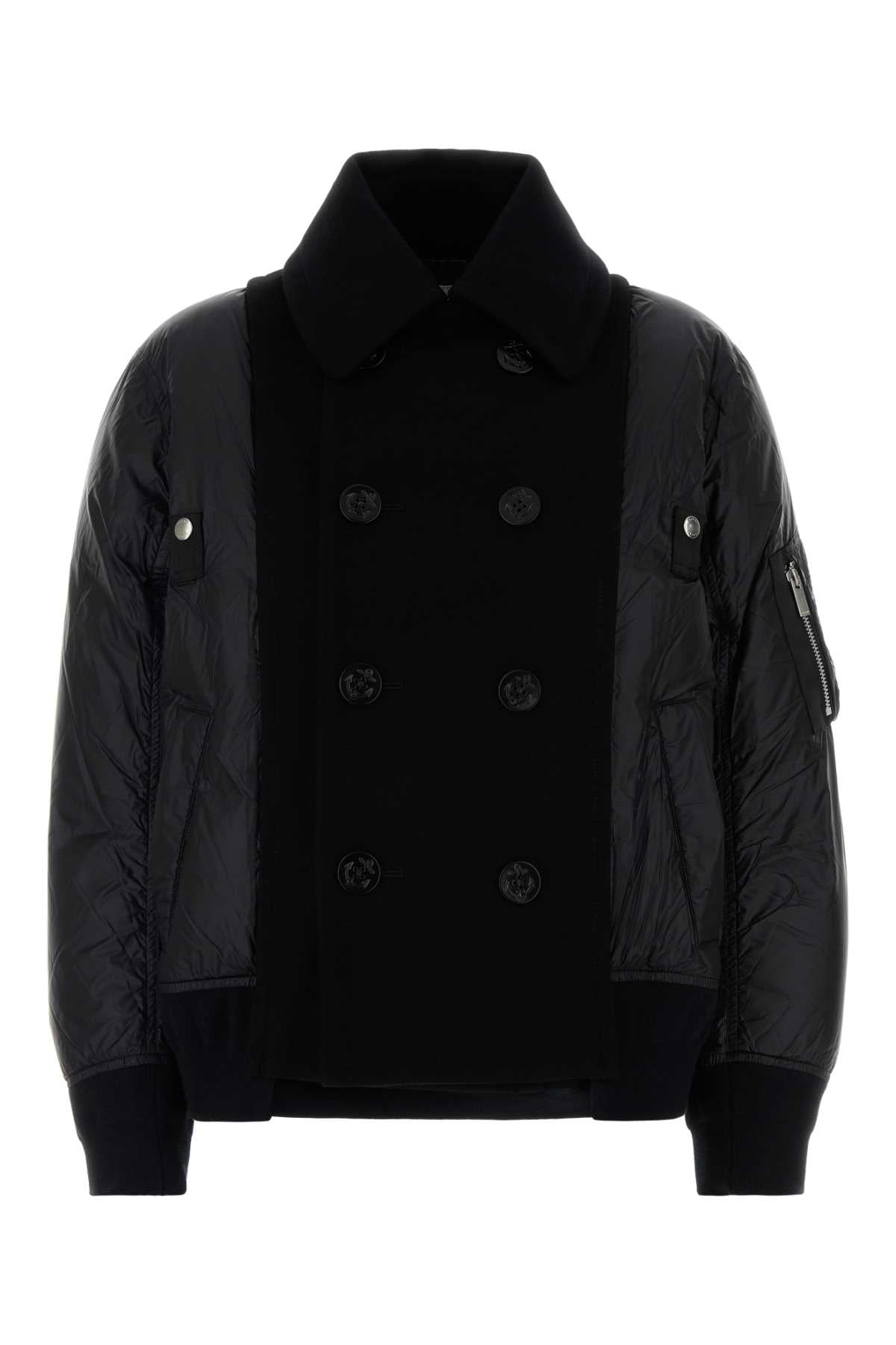 Sacai Blouson Jacket — Black