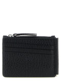 Maison Margiela Hammered Calfskin Leather Wallet — Black