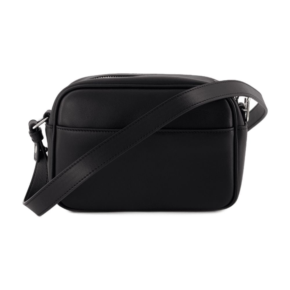 Courreges Reedition Camera Crossbody Bag — Black