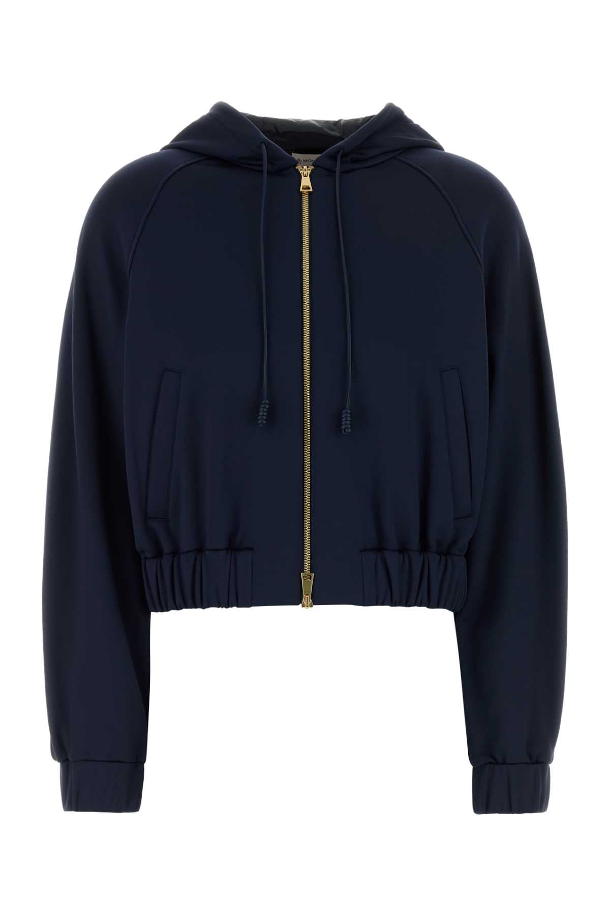Moncler Cardigan Sweatshirt — Navy