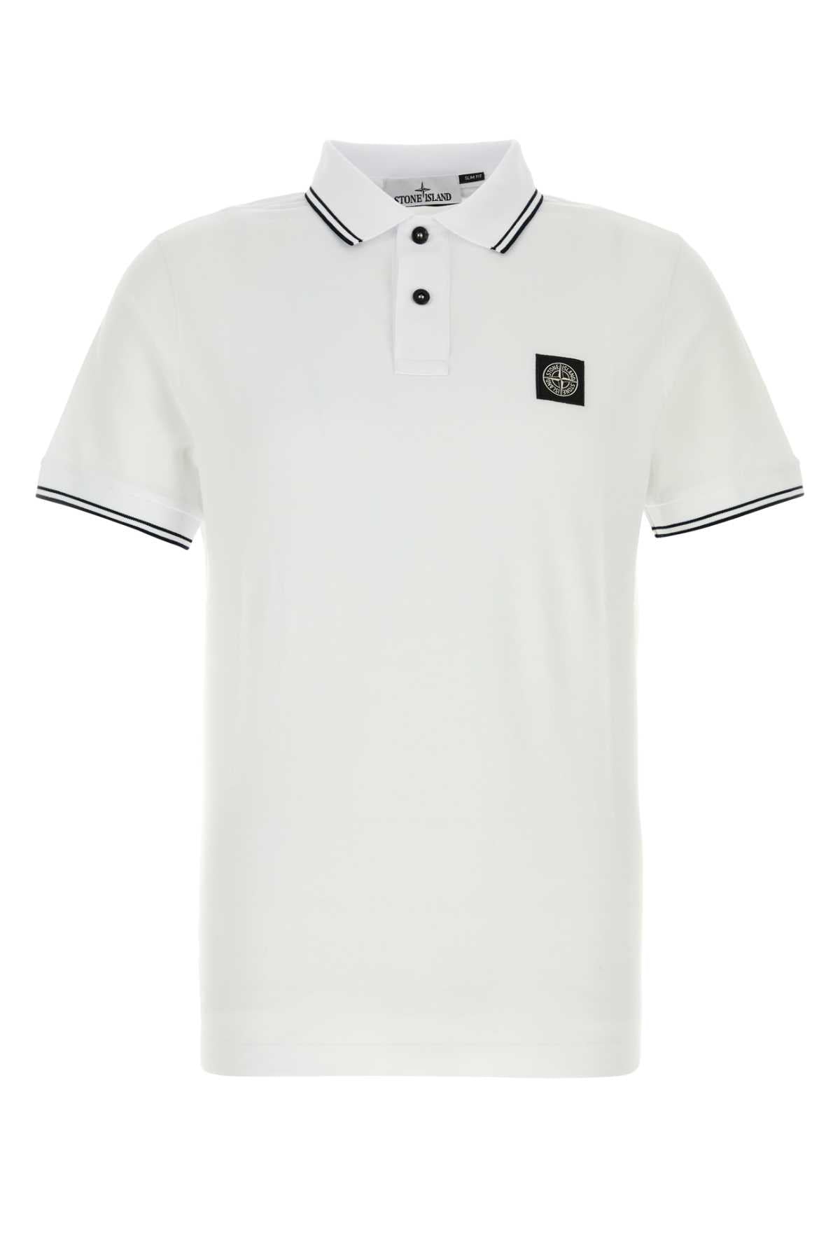 Stone Island Polo Polo Shirt — White