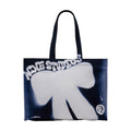 Acne Studios Logo-Graphic Cotton Tote Bag — Blue
