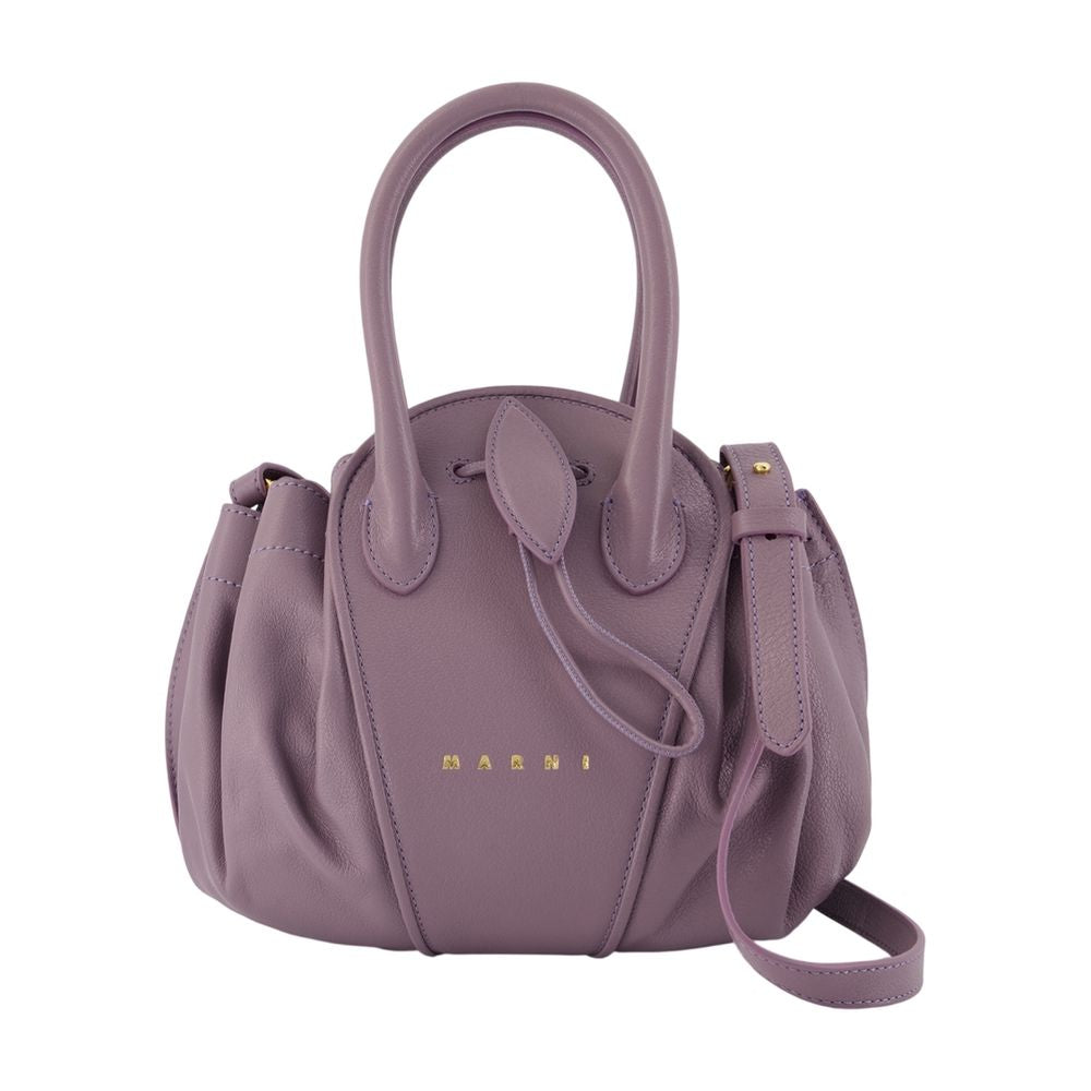 Marni Tulipea Shoulder Bag — Purple