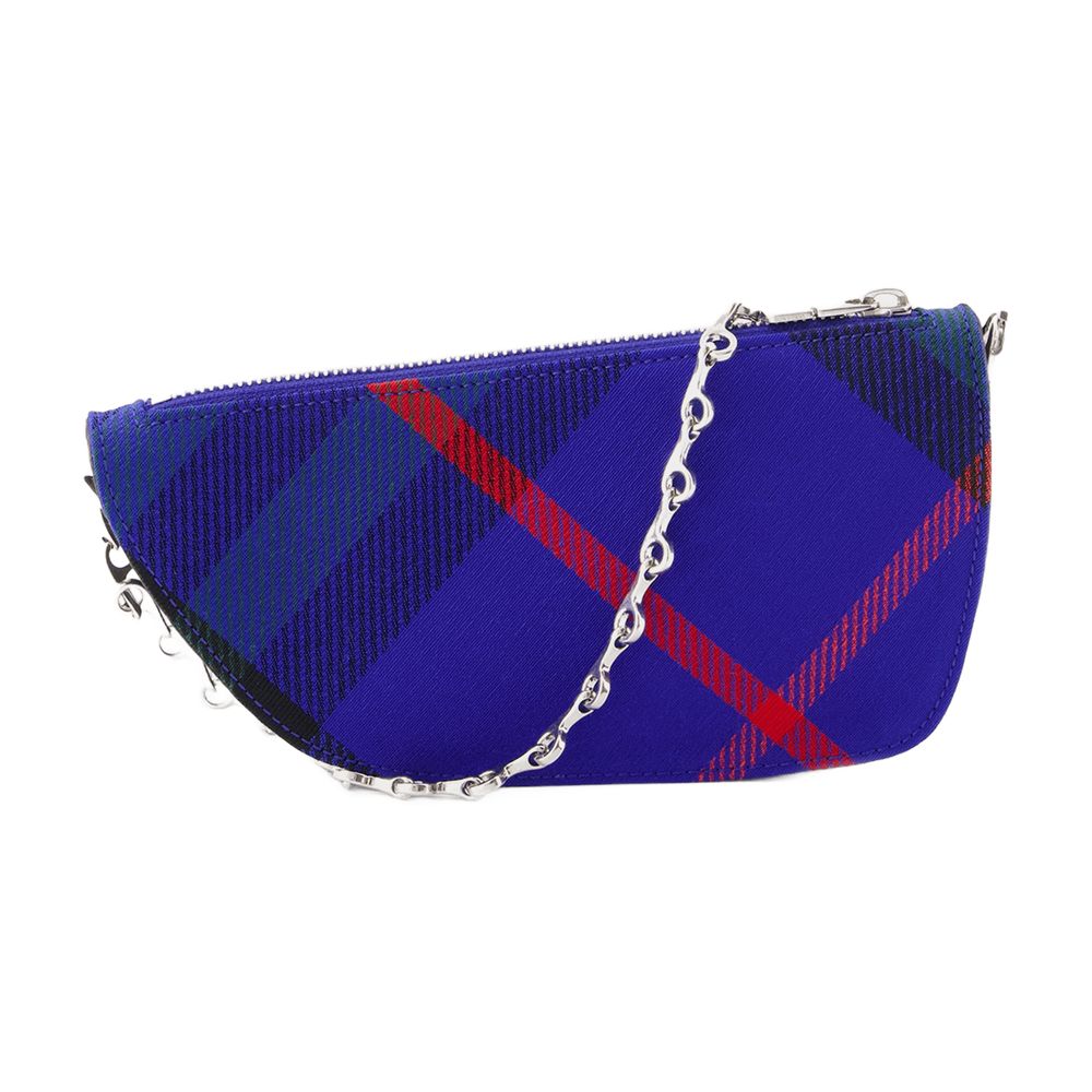 Burberry Micro Shield Wallet — Blue