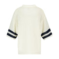 Kenzo Crochet Cotton Polo — White