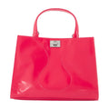 Zadig & Voltaire Quilted Patent Leather Top Handle Bag — Pink