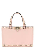 Valentino Garavani Rockstud Top Handle Bag — Pink