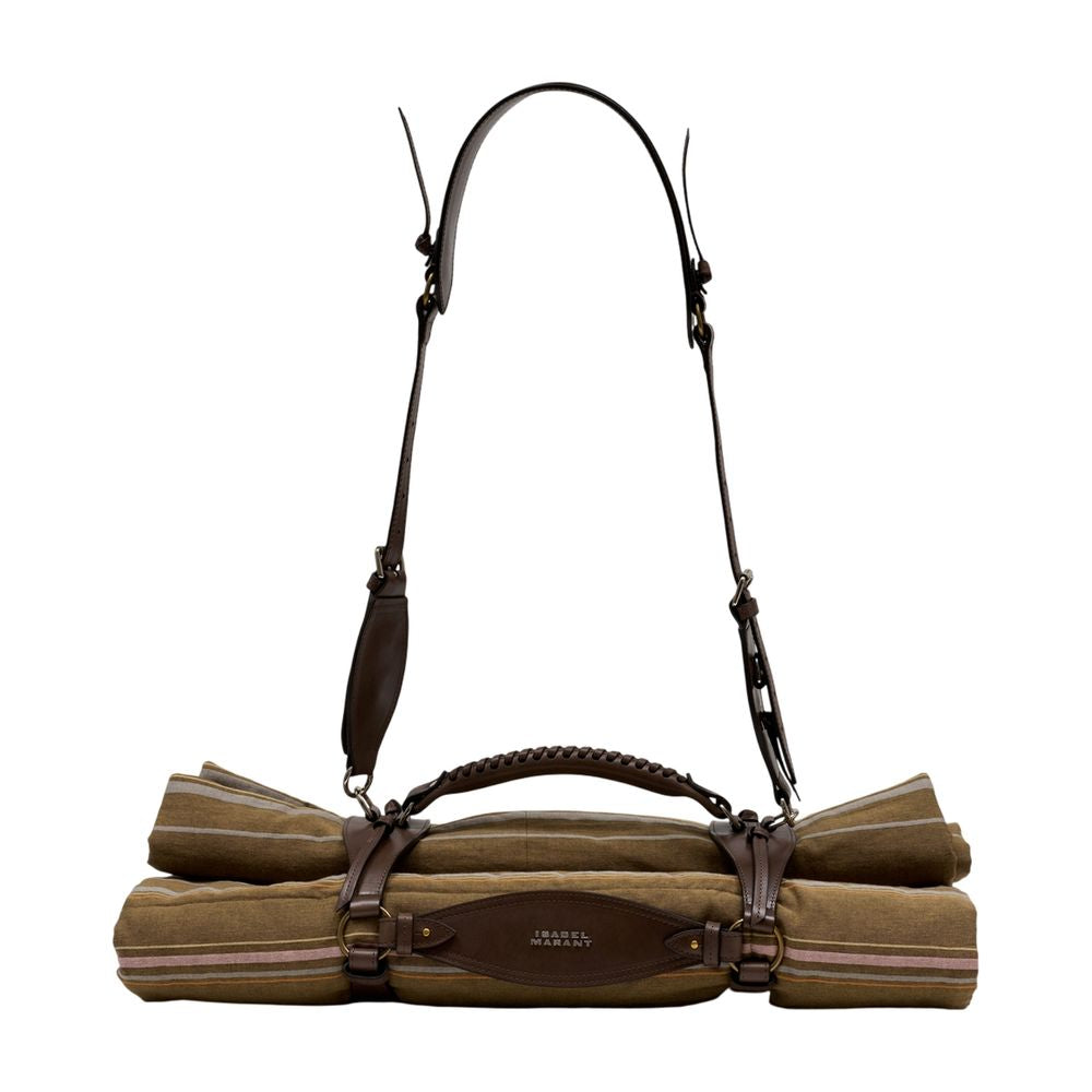 Isabel Marant Harness Leather Travel Bag — Brown