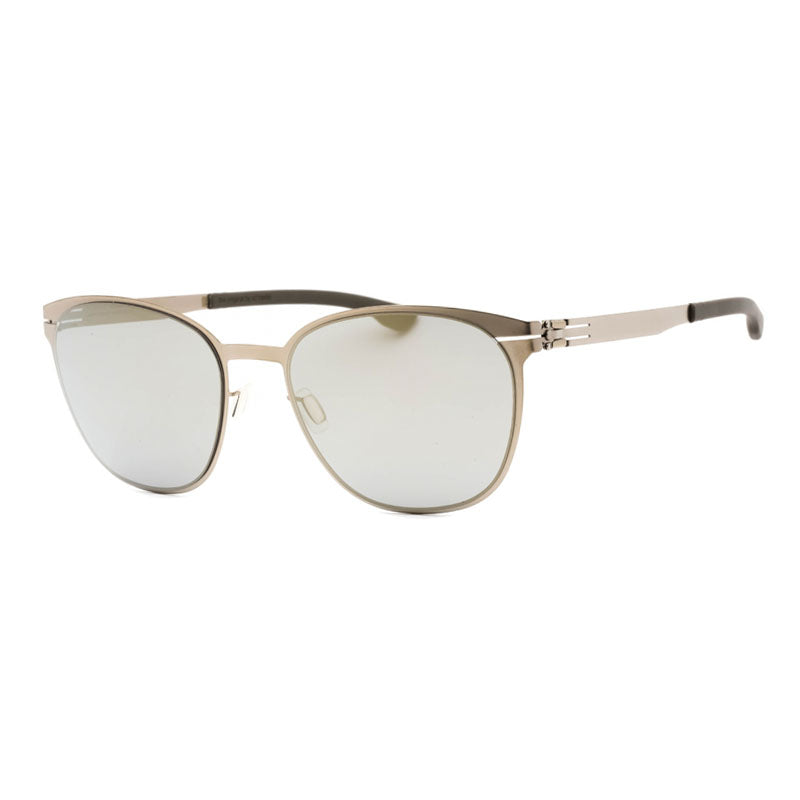 Ic! Berlin ANDREARM1444030 Round Full Rim Sunglasses — Bronze