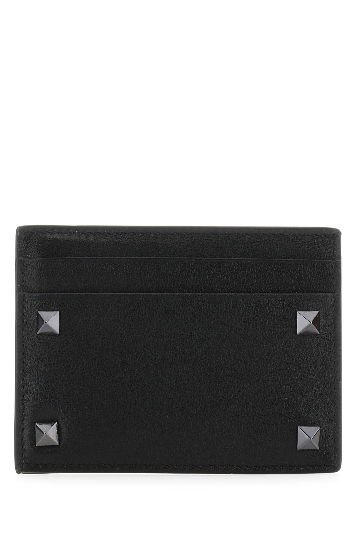 Valentino Garavani Studded Wallet — Black