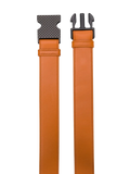 Bottega Veneta Leather and Metal Money Clip — Orange