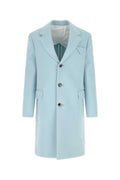 Bottega Veneta Tailored Wool-Blend Coat — Blue