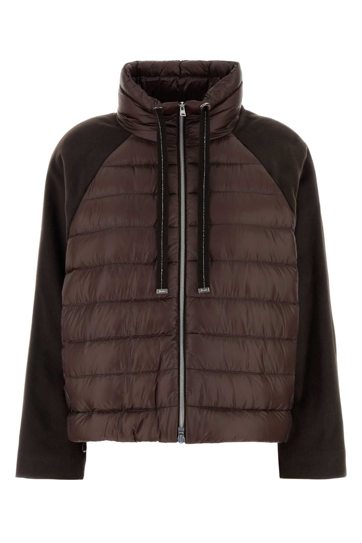 Herno Tricot Down Jacket — Brown
