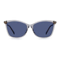 Jimmy Choo Transparent Grey Acetate Sunglasses — Grey