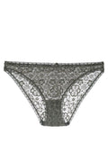 Eres Floral Lace Briefs — Olive green