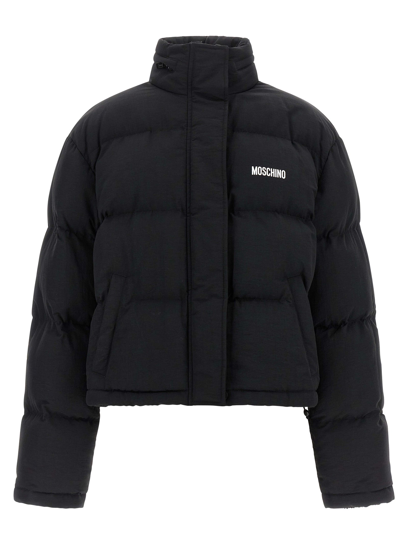Moschino Smiley Down Jacket — Black