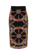 Dolce & Gabbana Ruote Carretto Skirt — Black