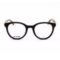 Moschino MOL518080700 Round Acetate Frame Eyeglasses — Black