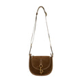 Burberry B Clip Crossbody Bag — Brown