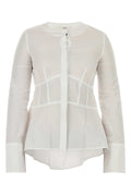Italist Tiered Shirt — White