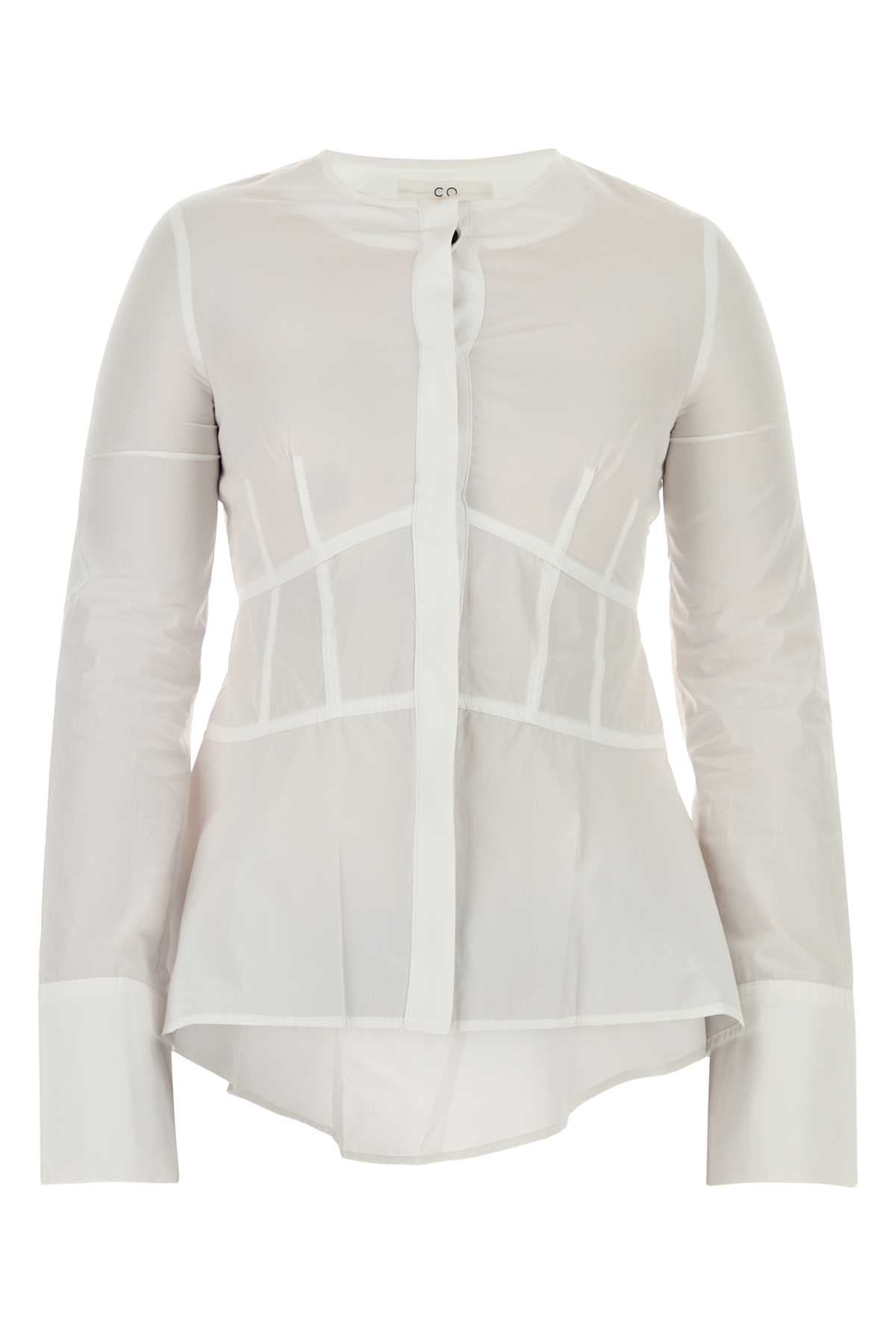 Italist Tiered Shirt — White