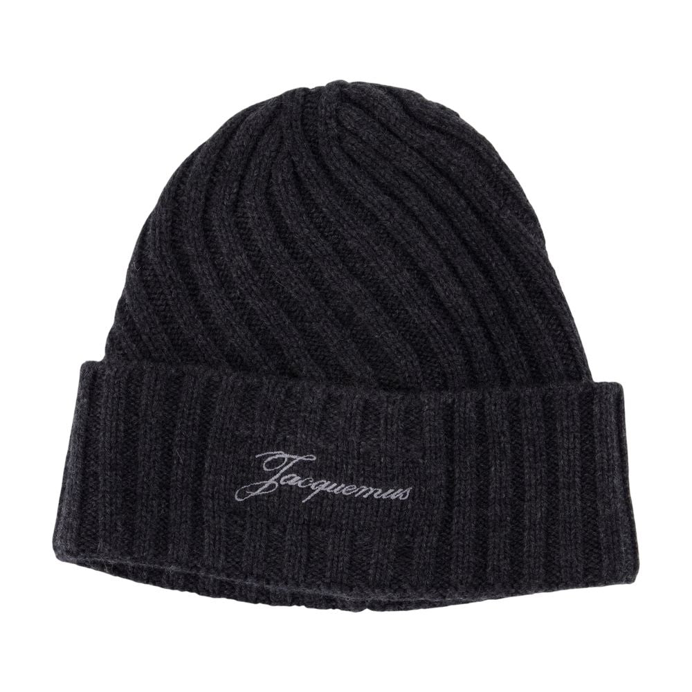 Jacquemus ACU00767AK00287-970 Beanie — Black