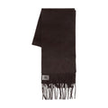 Acne Studios Wool Fringed Scarf — Brown
