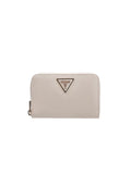 Guess Saffiano Textured Polyurethane Wallet — Beige