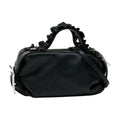 Simone Rocha Ruffled Top Handle Shoulder Bag — Black