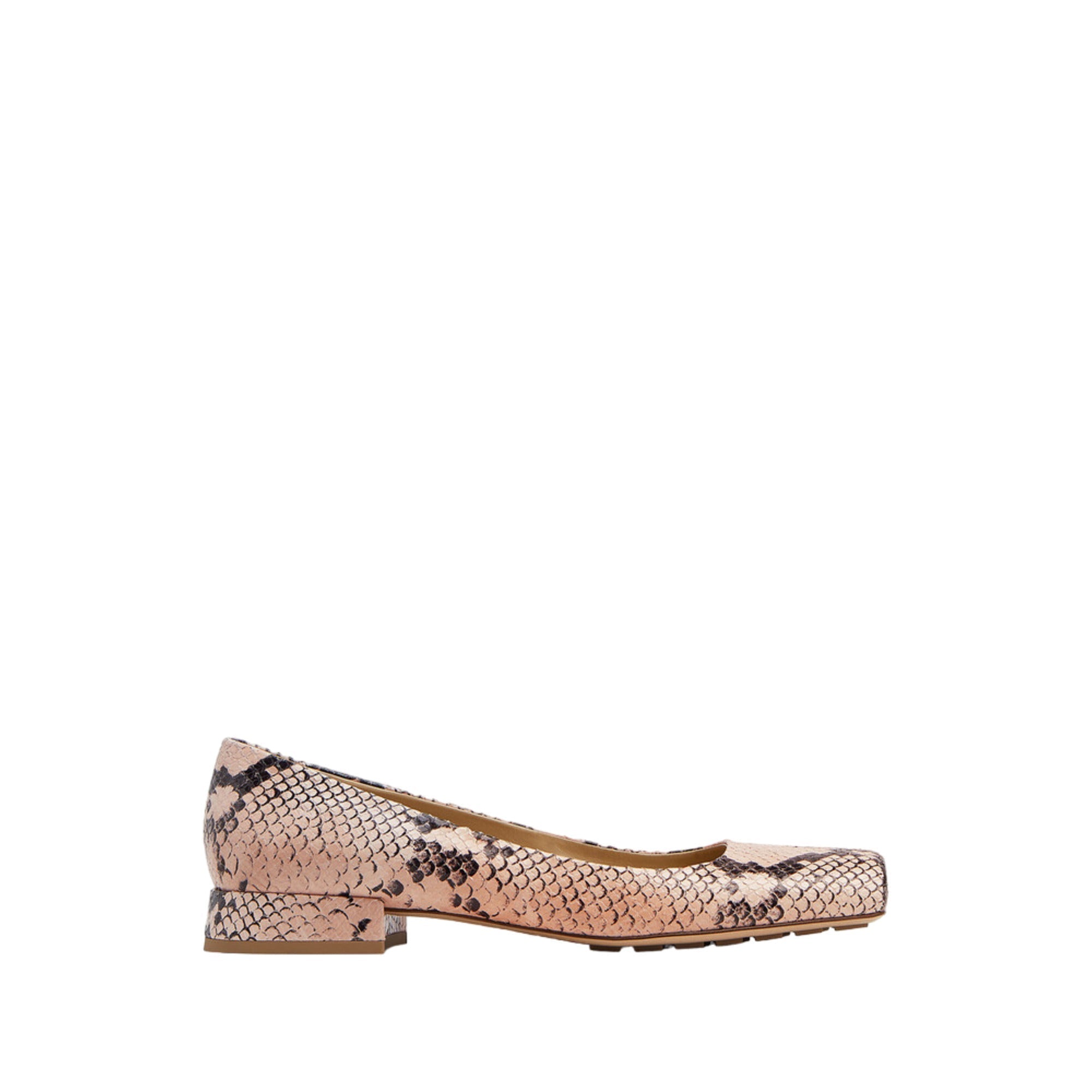 Bottega Veneta Tower Ballet Flat — Pink